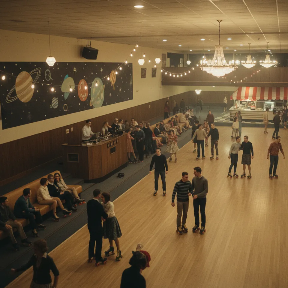 Illustration for Roller Rinks on Friday Nights