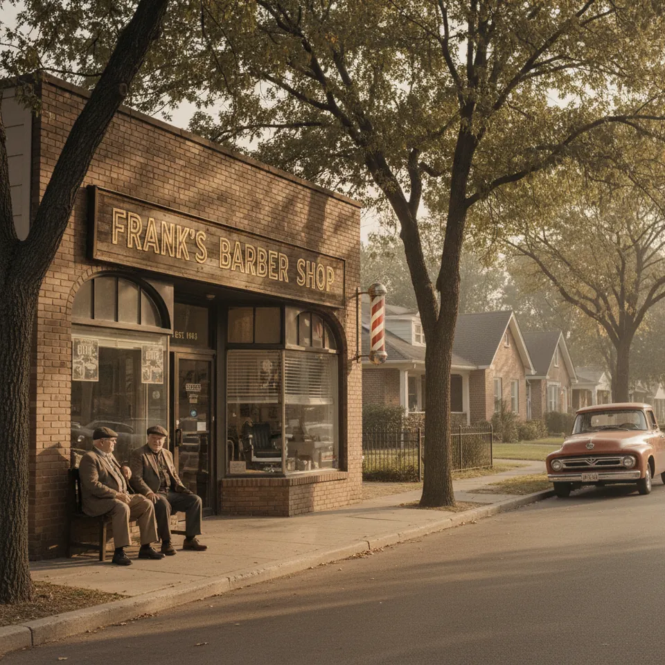 Illustration for The Black Barbershop as a Neighborhood Gathering Place