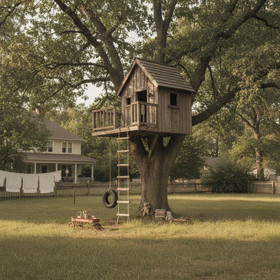 Illustration for The Backyard Tree House