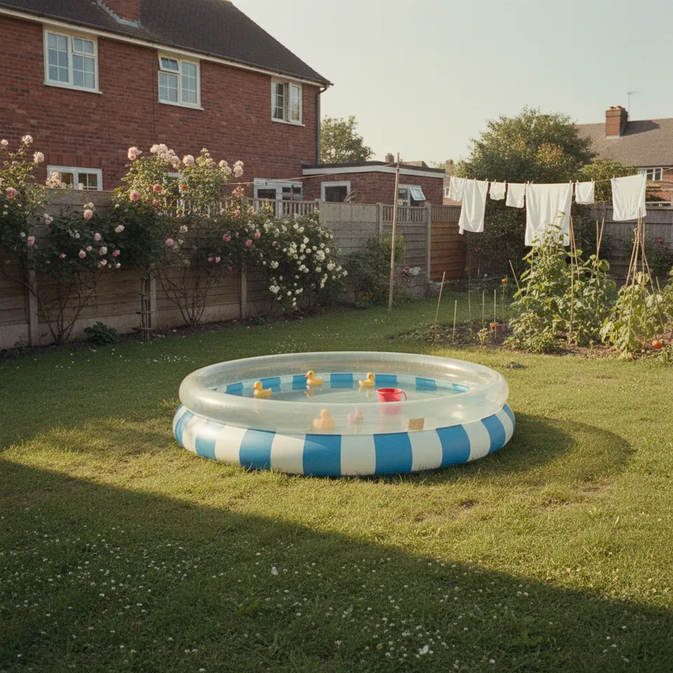 Illustration for The Paddling Pool in the Back Garden