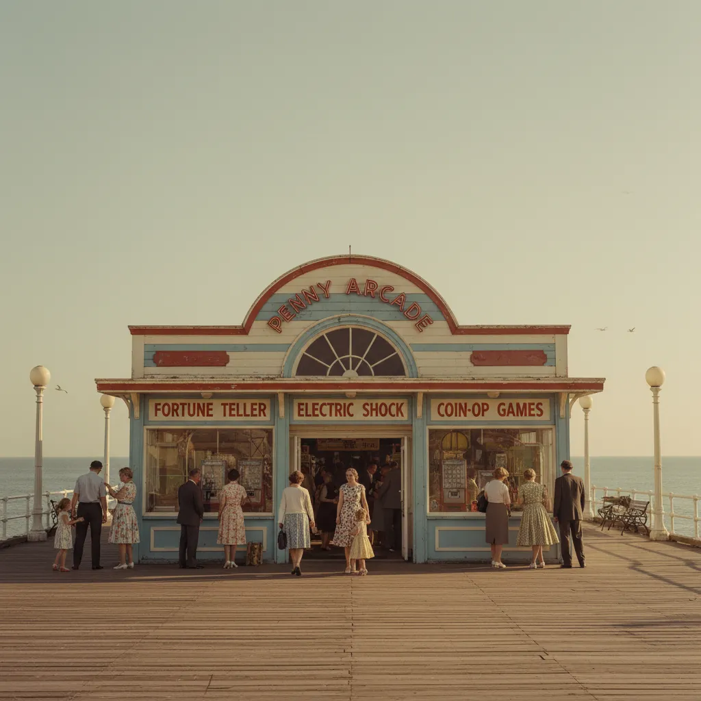 Illustration for The Penny Arcade at the Seaside