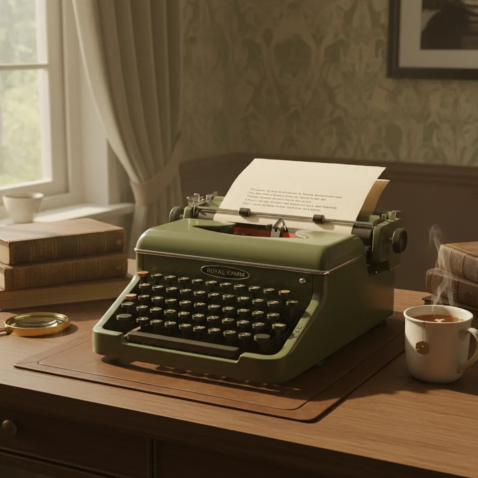 Illustration for The Typewriter Clatter