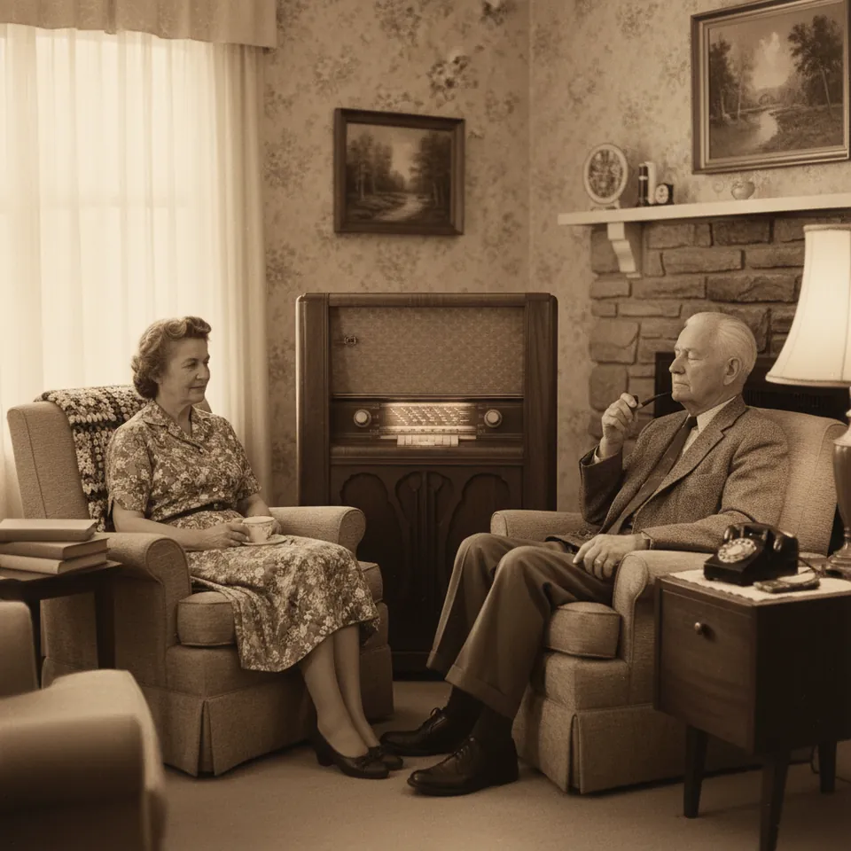 Illustration for The Radio Serial After Dinner
