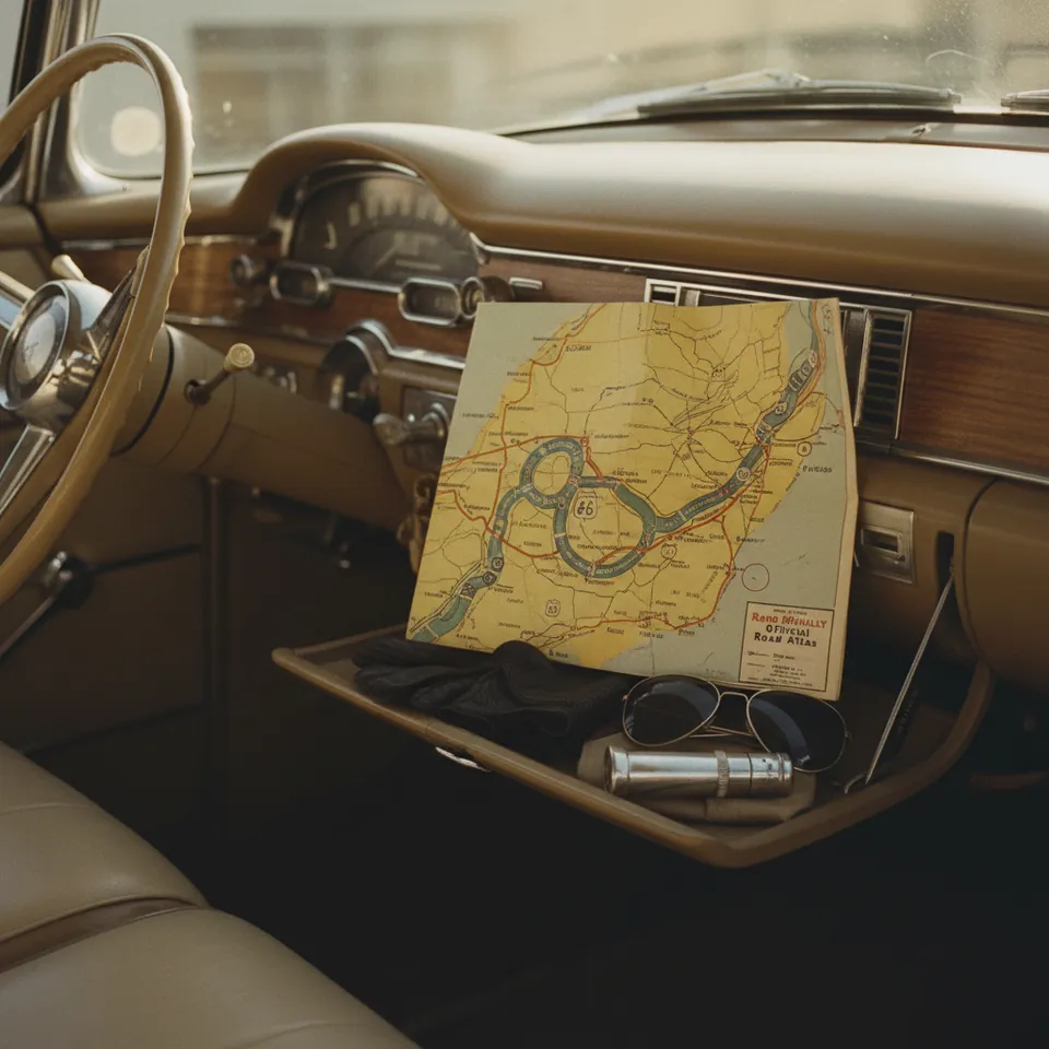 Illustration for The Road Map in the Glove Box
