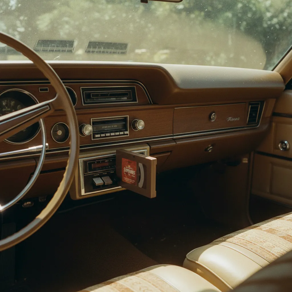 Illustration for The 8-Track Tape Player in the Car
