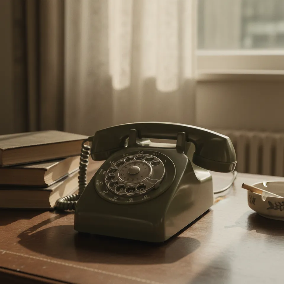 Illustration for The Rotary Telephone Dial