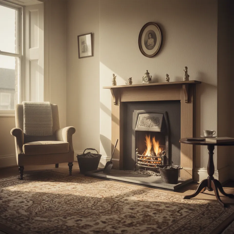 Illustration for The Coal Fire in the Front Room