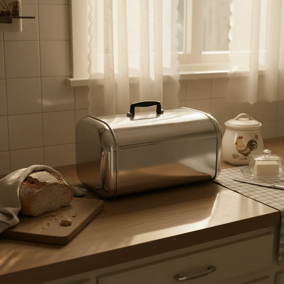 Illustration for The Bread Box on the Counter