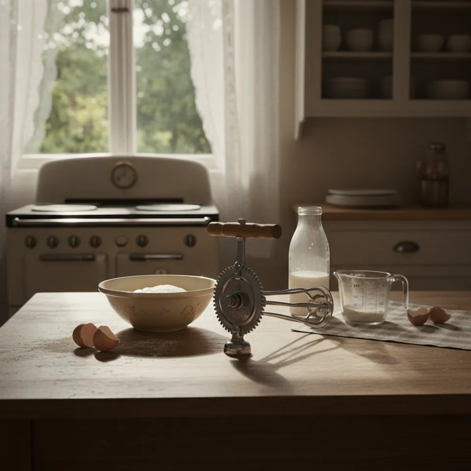 Illustration for What a Rotary Egg Beater Mixed