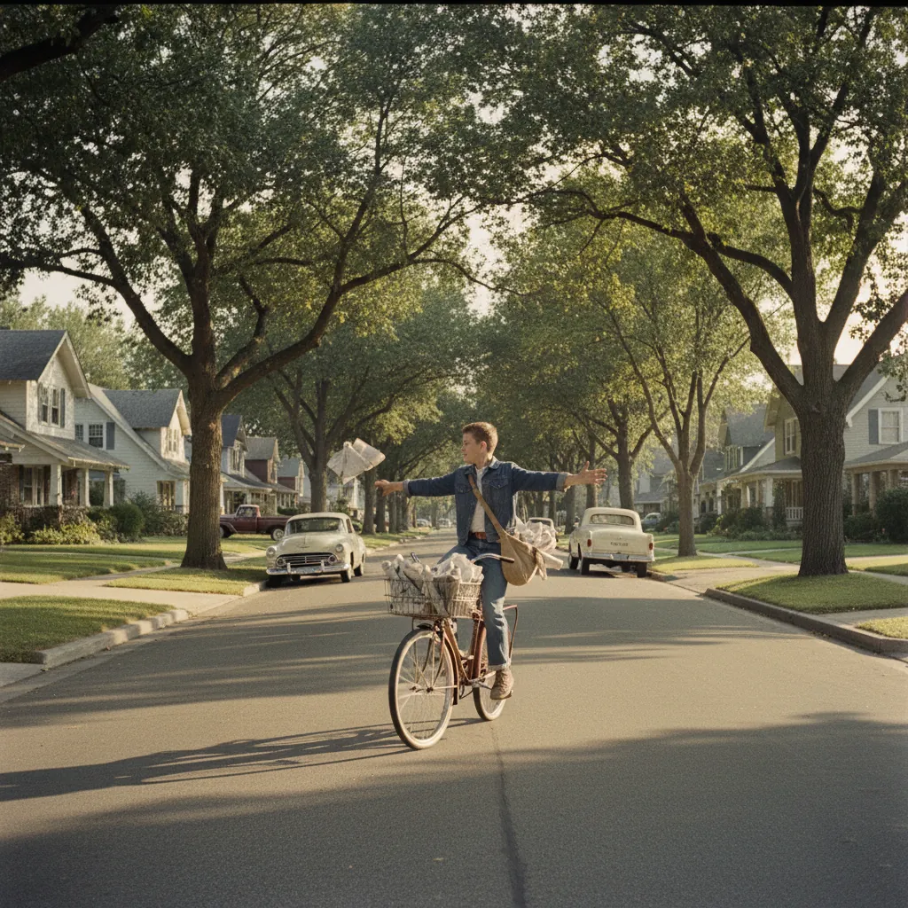 Illustration for The Paperboy’s Bicycle Route
