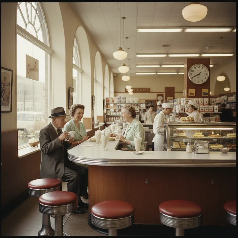 Illustration for The Department Store Lunch Counter