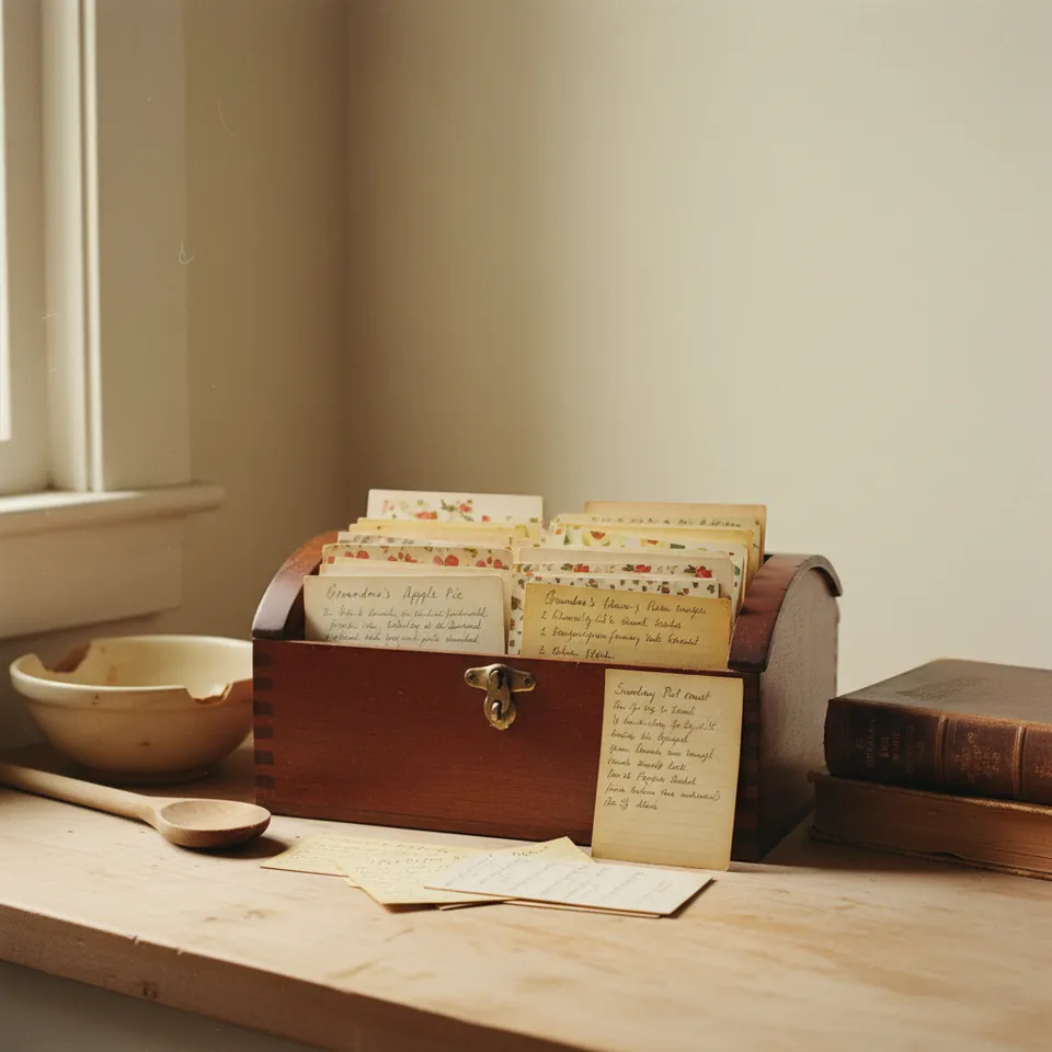 Illustration for The Handwritten Recipe Box