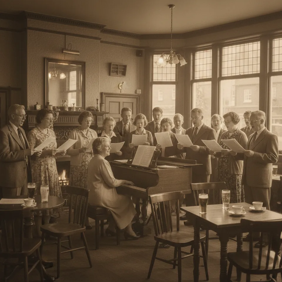 Illustration for When the Whole Pub Joined the Chorus
