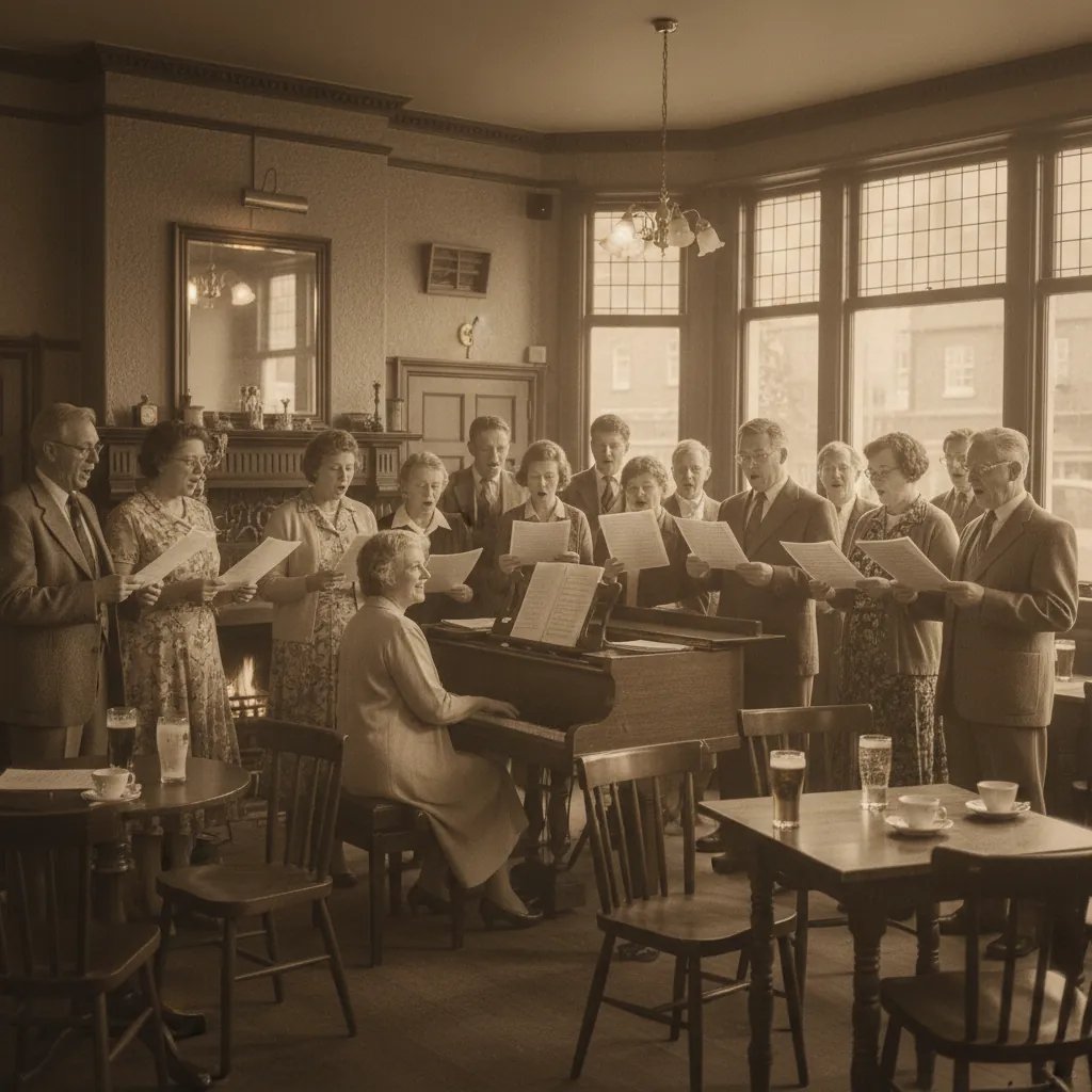 Illustration for When the Whole Pub Joined the Chorus